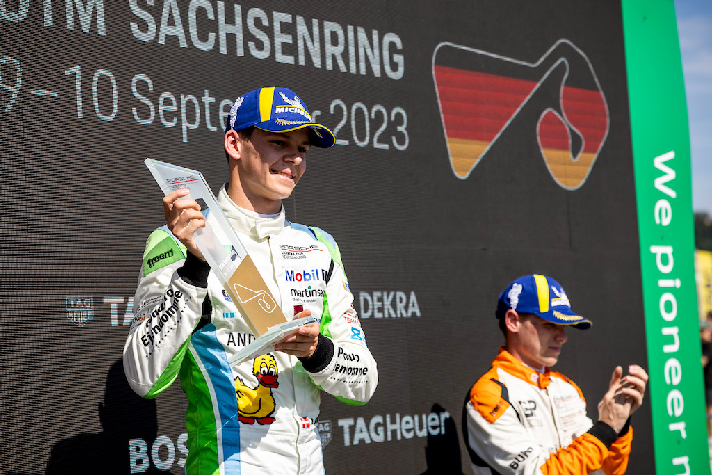Bastian Buus sejrede igen – og kom tættere på toppen
(Foto: Porsche Motorsport)